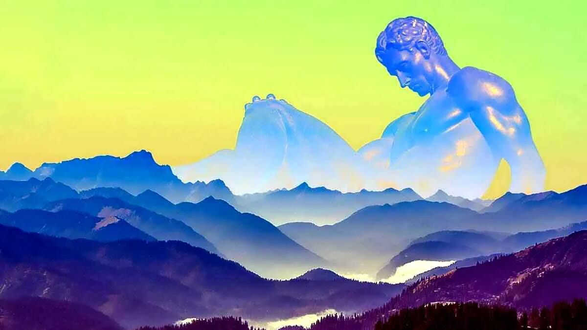 Prometheus Menschen Welt Erde Berge Himmel Griechische Sage · AVENTIN Storys