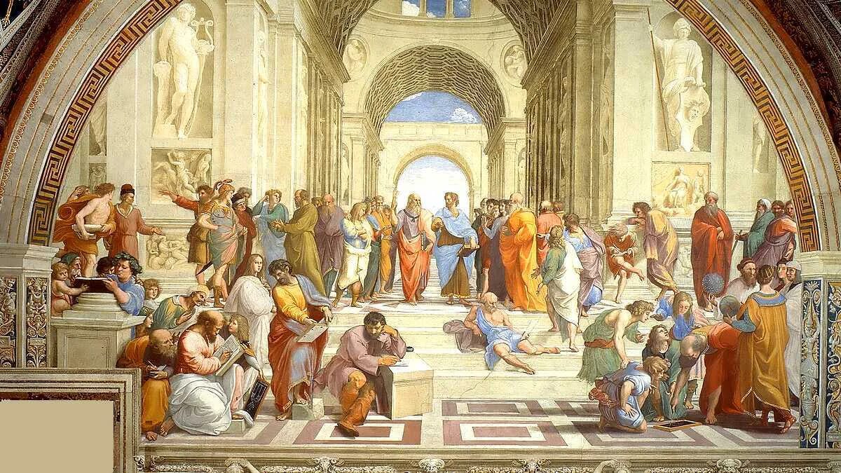 Schule von Athen · Universität · Akademie Platon · AVENTIN Storys