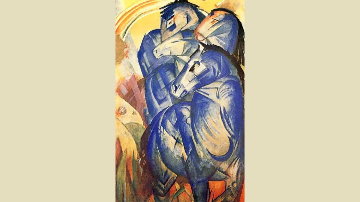 Turm der blauen Pferde · Franz Marc · Expressionismus · AVENTIN Storys