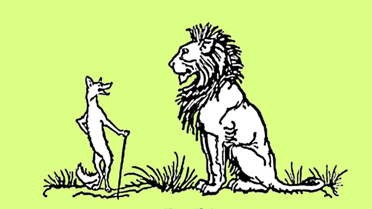 Fuchs Löwe · Fabel Lehre · AVENTIN Storys