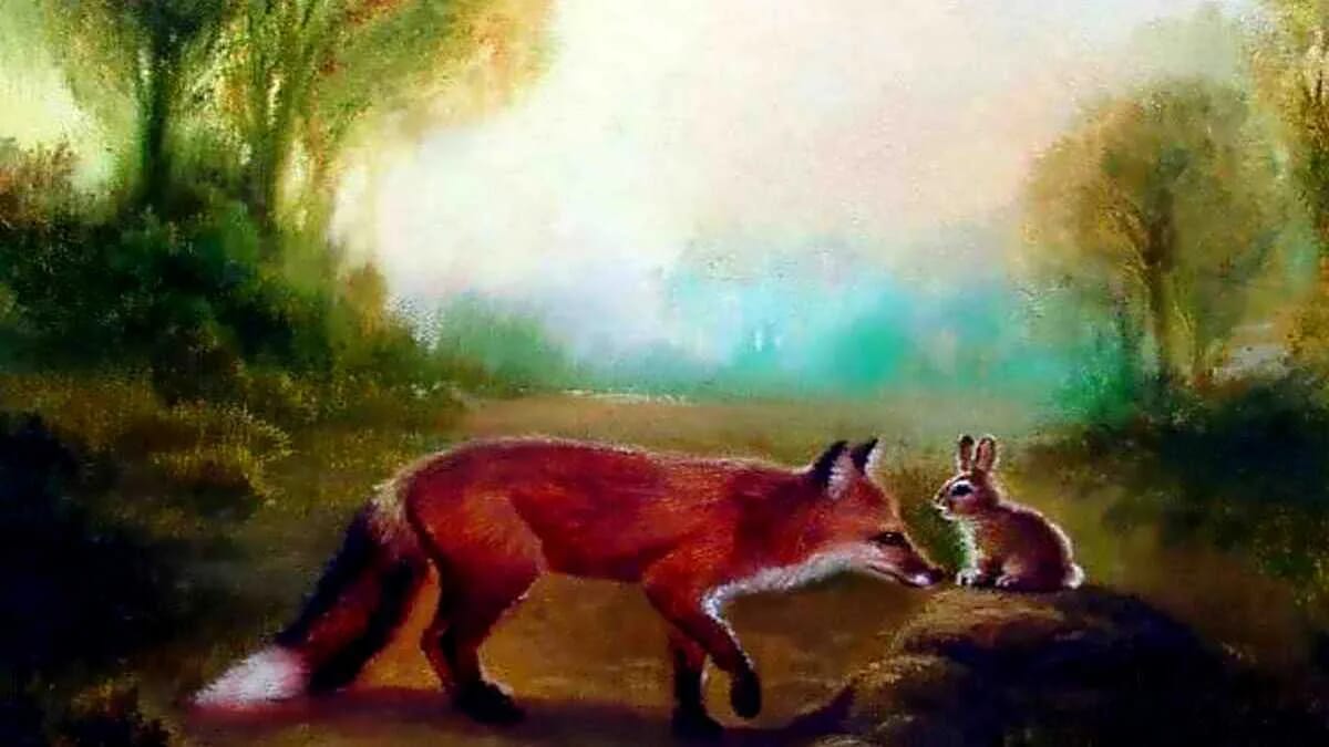 Fuchs und Hase · Fabel aus Europa · AVENTIN Storys