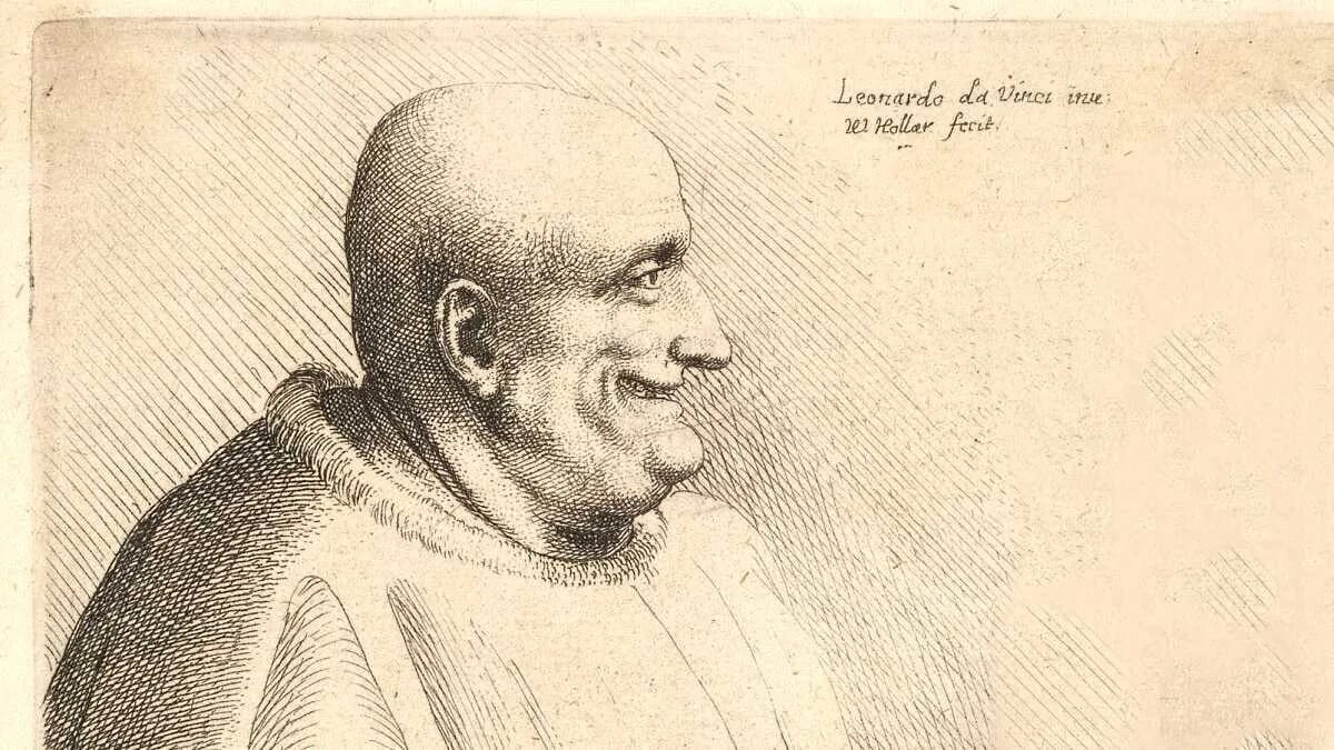 Mann mit Glatze ohne Haare · Alter · Zeichnung · Leonardo da Vinci · AVENTIN Storys