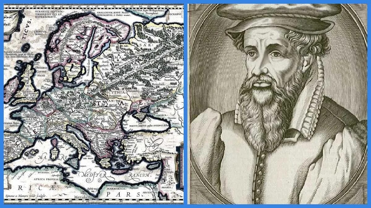 Atlas Landkarte Europa · Gerhard Mercator · AVENTIN Storys