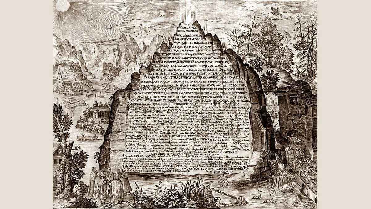 Tabula Smaragdina · Hermes Trismegistos · Philosophie Hermetik Alchemie · AVENTIN Storys