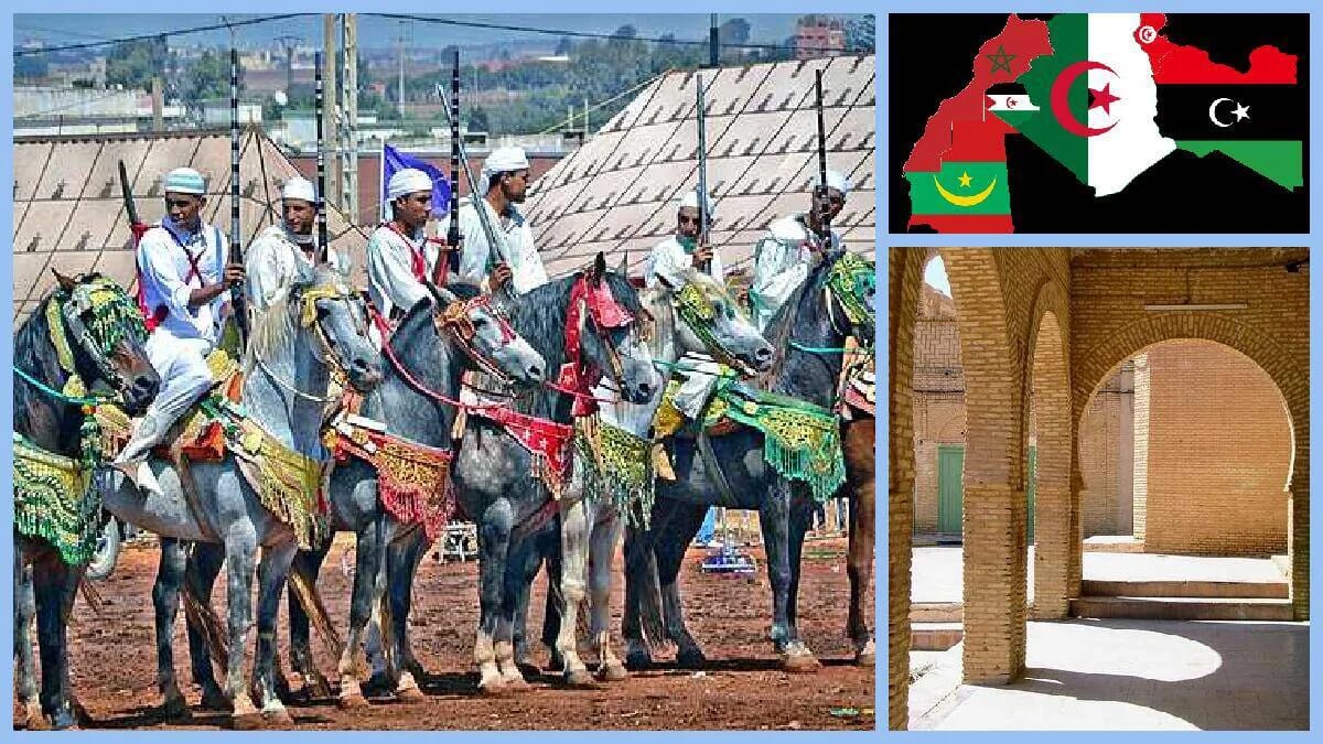 Maghreb Nordafrika Mittelmeer Tunesien Algerien Marokko Westsahara Libyen Mauretanien · AVENTIN Storys