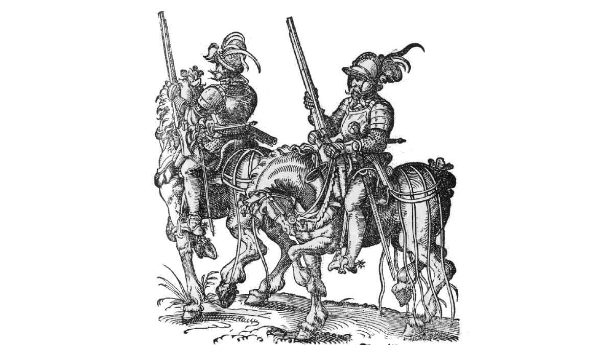 Ritter Rotbart im Kampf