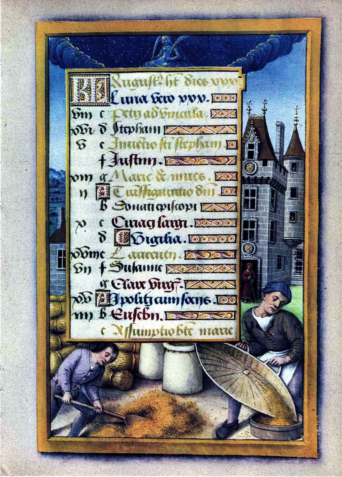 08 · August · Kalenderblatt · AVENTIN Storys