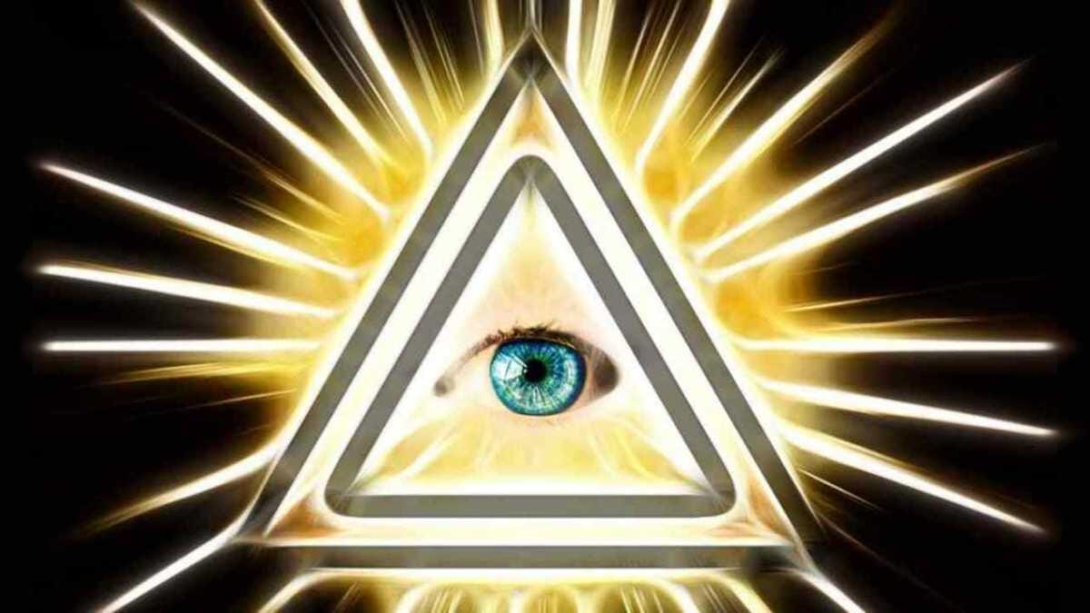 Gott Dreieck Auge Symbol Glaube Kosmos Universum · AVENTIN Storys