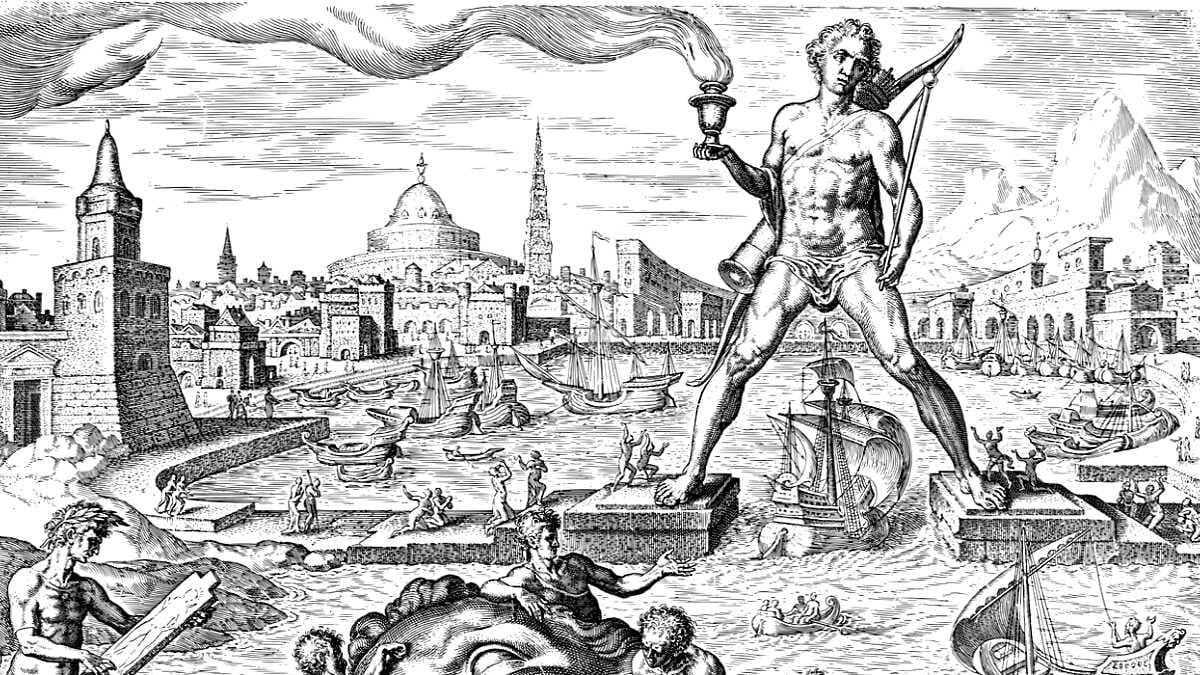 Insel Rhodos · Der Koloss · Bronzestatue Sonnengott Helios · Griechenland · AVENTIN Storys